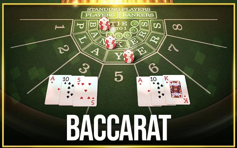 Big luck awaits you in the Baccarat game from Glory Casino.