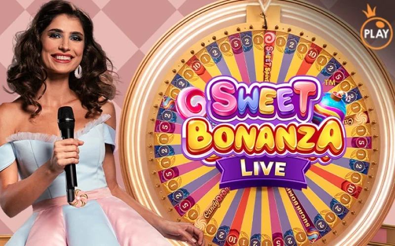 The Glory Casino Live Casino section features the Sweet Bonanza Live game.